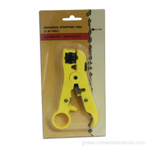  CCTV Installation Tool Crimpers Tool for Cut CAT6 RG59/6/11/7 coaxial cable Factory